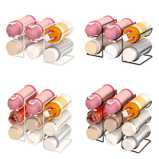 Складная стойка для хранения бутылок с водой, кухонный шкаф, столешница, большая емкость, держатель для кружек, дорожных кружек