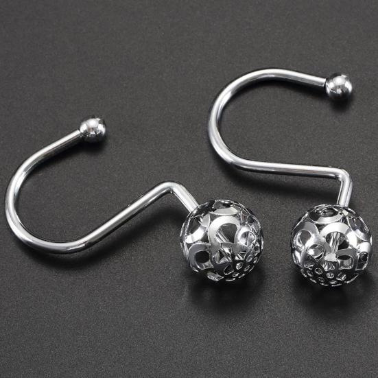 Экологичные прочные подвесные многоразовые крючки для штор для ванной комнаты, аксессуары для ванной комнаты, крючок для занавески для душа