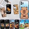 LO19 Cartoon  Capybara Soft Shell Phone Case for OPPO A3 Pro A72 A74 A76 A77 A77S A78 A79 A94 A95 A18 A40M A58