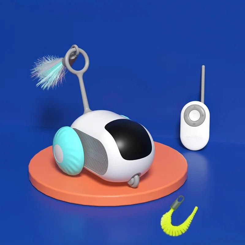Умная игрушка для кошек с дистанционным управлением, 2 режима, автоматическое перемещение кошки, интерактивная игрушка, забавная электронная игрушка для дрессировки котят, электронные товары для домашних животных