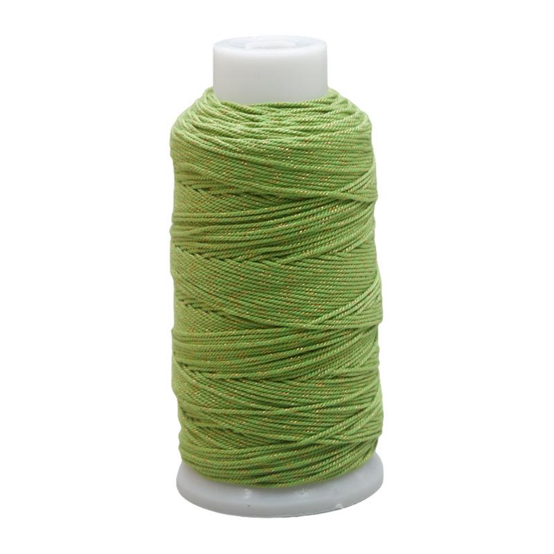 Большой рулон 100 г золотая хлопковая нить для ручного плетения 1,0 мм тибетская ручная веревка кисточка нить Diy Wenwan Bodhi специальная плетеная нить