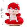 with Hand Snake Plush Doll Toy Stuffed Lucky Snake Plushies Doll  New Year Gifts