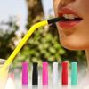 50pcs Reusable Straw Tips,Multi-Colored Covers for 6mm Wide Stainless Steel Straws