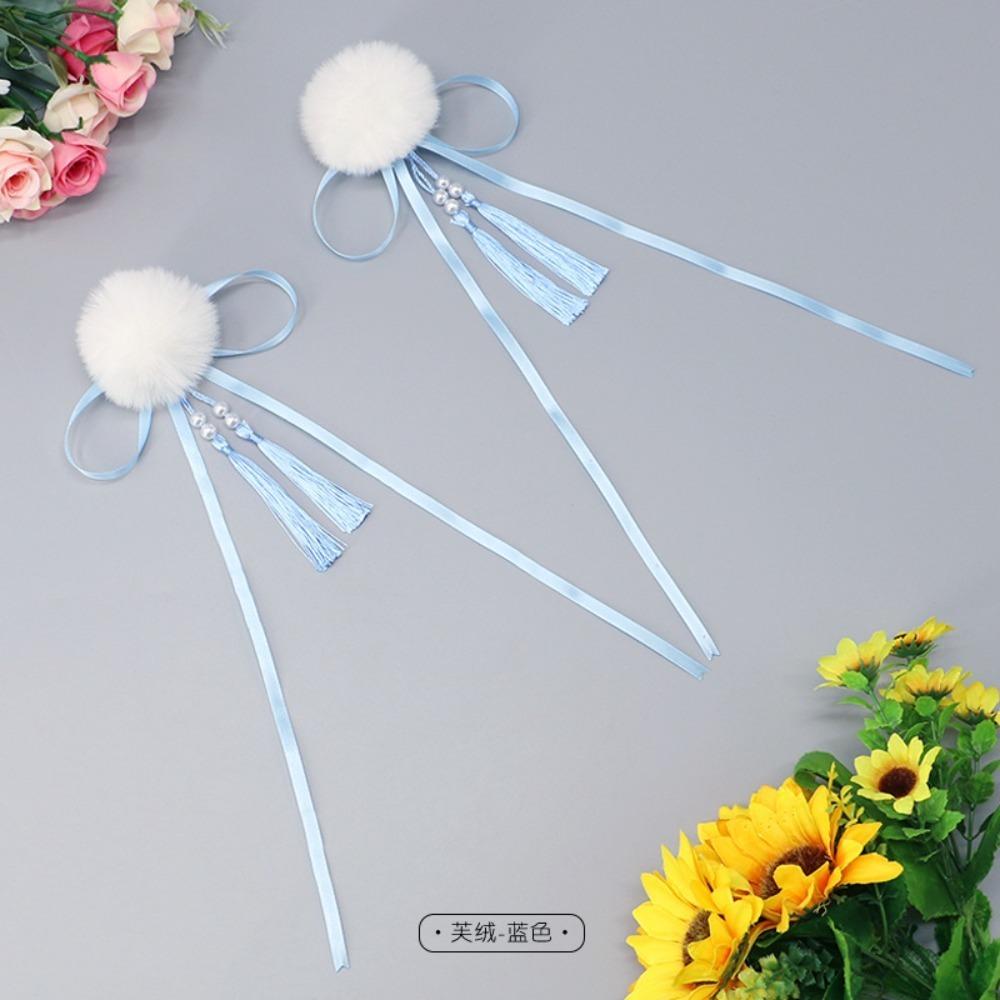 Barrettes Chun-Li Hair Bun Clip Cloth Cosplay Headwear Kawaii Chinese Style Hairpin Party