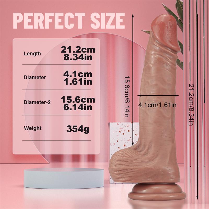 Тор Женский Мастурбатор Симуляция Ручной Большой Дилдо Присоска Дилдо Пенис Взрослые Товары