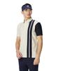 Рубашка-поло TaylorMade Color Block с коротким рукавом, бежевая, размер M, мужская, 2025SS UN631