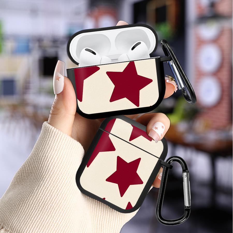 Чехол для наушников Чехол-крышка Для Airpods Pro3 Pro2 2 4 3 1 Pro Ретро Красная Звезда
