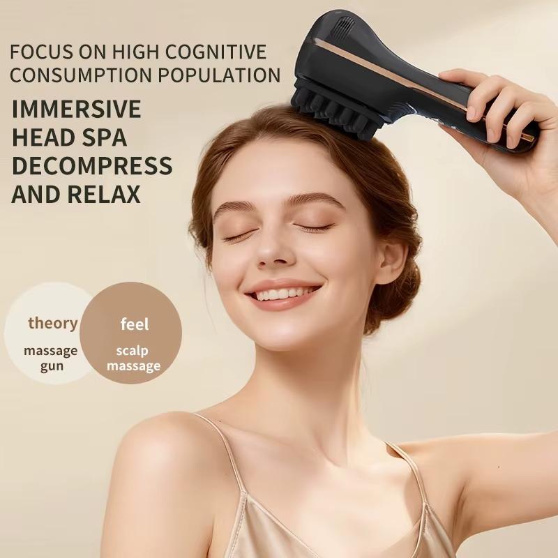 Wireless Electric Scalp Massage Comb, Negative Ion Mist Vibration Portable Hair Nourishing Device for Scalp Smooth Hair Care