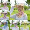 Flower Bucket Hat Sunscreen Tea Picking Cap New Fisherman Hat for Camping Hiking