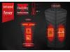 Men's Graphene USB Heated Vest with Stand-Up Collar - Nine-Zone Smart Heating