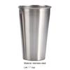 Stainless Steel Cup BPA Free Large Capacity Unbreakable Shatterproof Stackable Storage 3 Sizes Mirror Polishing Beer Cup Office Gift