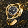New Women's Watch Light Luxury Metal Bracelet Watch Gold Versatile Trendy Female Fashion Quartz Wristwatches