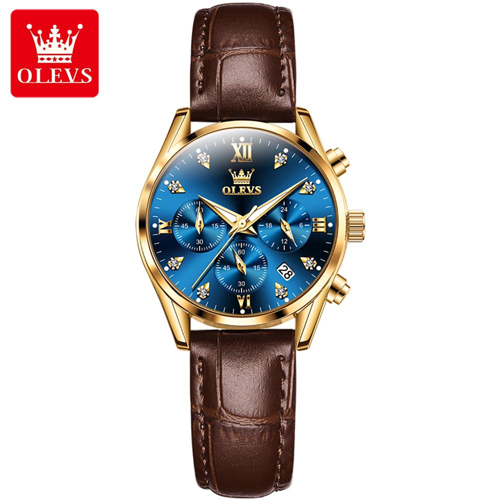 OLEVS New Watch Elegant Fashion Trend Waterproof Luminous Quartz Watch Women's Watch