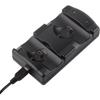VSEER PS3 Controller Charging Dock Charging Station 2 in 1 with LED Light Indicator Compatible for Original PS3/MOVE Controller, Black