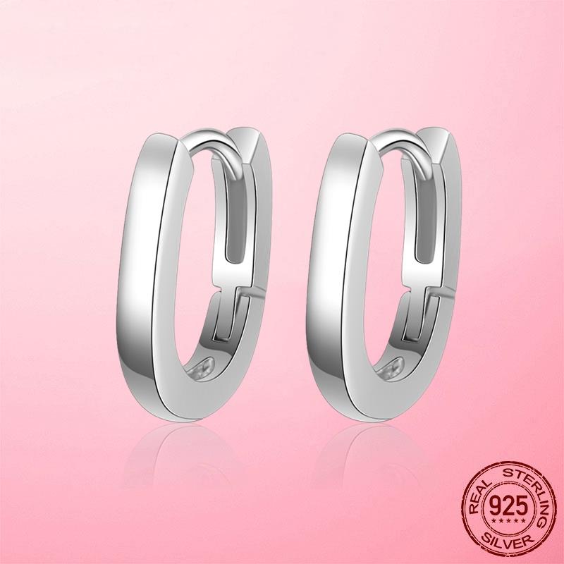 Серьги с прозрачным фианитом, женские, серебряные, 925 пробы, в форме сердца, серьги-кольца для женщин, свадебные, помолвочные, ювелирные украшения, подарок