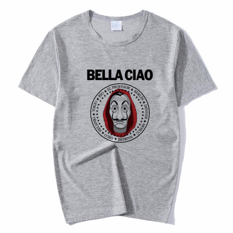 La Casa De Papel T Shirt Women Harajuku T Shirt Money Heist Graphic Tees