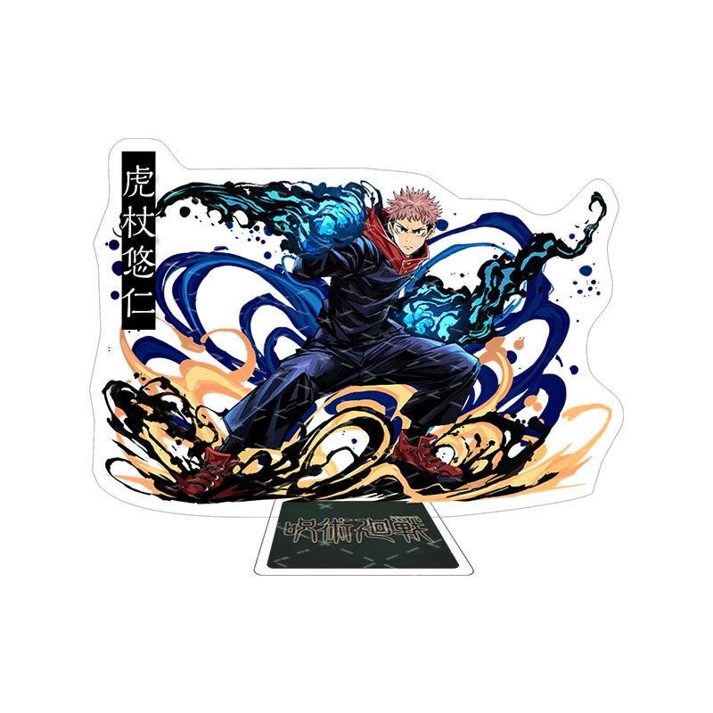 Anime Jujutsu Kaisen Figure Acrylic Stand Model Toy Yuji Itadori Gojo Satoru Action Figures Decoration Cosplay Anime Fans
