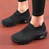 Women's Thick Soled Sports Shoes Mesh Round Toe Shoes 3CM Block Heel Fashionable   New Women's Hiking and Walking Shoes