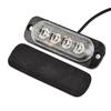 4PCS 4LED Amber Grille Light Lightbar Truck Van Off-road Car Urgent Light Fog Light Lamp 12-24V Super Bright Anti-collision