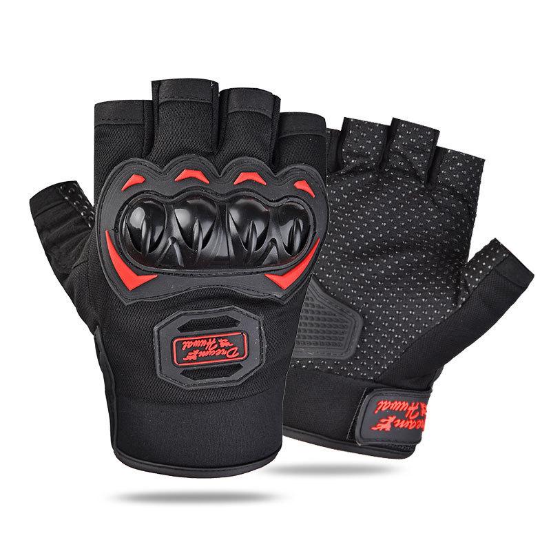 Outdoor Riding Gloves Off-road Full Finger Hard Shell Protective Motorcycle Men's Sports Anti-drop Knight Touch Screen Gloves