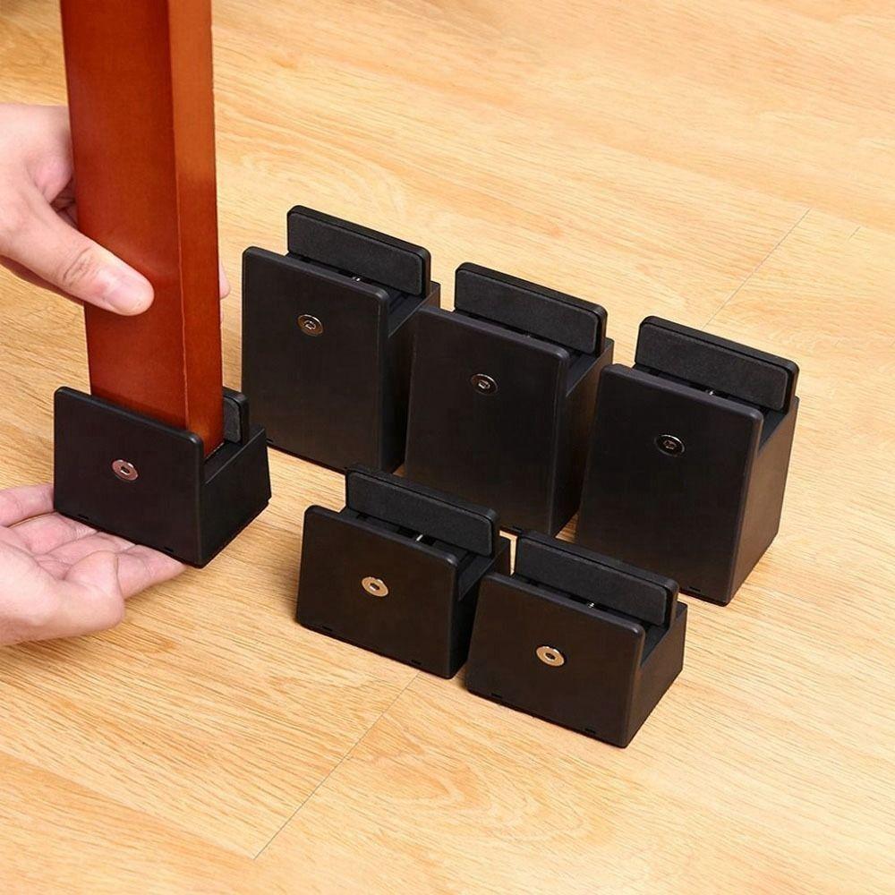 Противоскользящие Износостойкие С Винтовым Зажимом Мебельные Подставки Подставки для Ножек Стола Подкладки для Ножек Стула