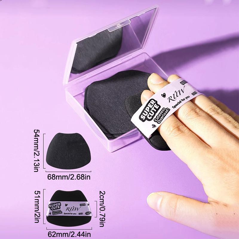 100 Листов Матирующая Бумага для Лица Промокашки для Лица Контроль Жирности Маслопоглощающая Бумага С Зеркалом и Пуховкой Инструменты для Очищения Лица