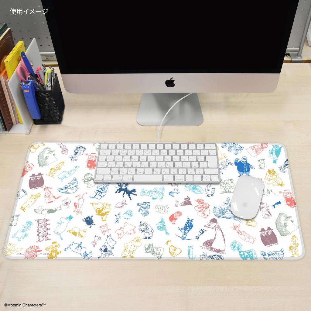 Gourmandise Moomin ALL STARS Desk Mat Line Art MMN-271B