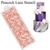 Изготовление шаблона «Перо павлина» для DIY, Инструменты для украшения торта, Форма для мастики, Трафарет для рисования, Кружевная форма