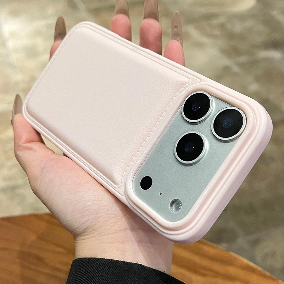 Кожаный силиконовый чехол для телефона для iPhone 17 Air 11 12 13 14 15 16 17 Pro Max Plus 12 13 Mini Candy Мягкий противоударный защитный чехол