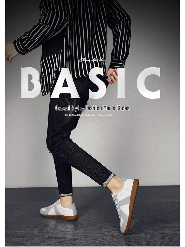 Женские ретро-кроссовки в немецком стиле 2025 года, белые, на толстой подошве, повседневные