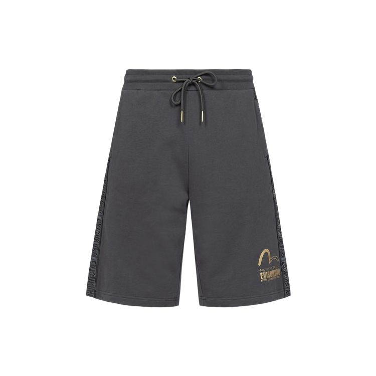 Evisu Логотип Принт Буквы Боковая Полоса Спортивные Прямые Пятиточечные Шорты Мужские шорты 2ESGNM3ST422XXCT