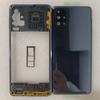 Полный корпус для Samsung Galaxy M51 M515F Средняя рамка Задняя крышка аккумулятора Задняя крышка с объективом камеры Лоток для SIM-карты