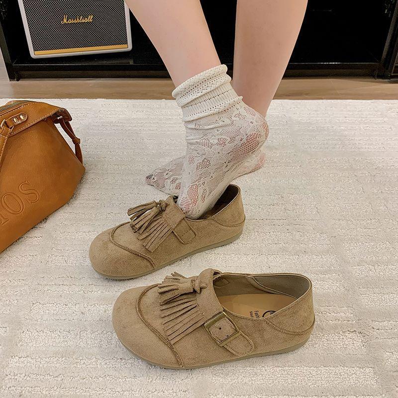 Boken Doudou обувь женская новая летняя с юбкой мягкая подошва ретро на плоской подошве одинарная обувь