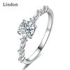 Классическое кольцо Lindon из медного сплава с цирконием, женские ювелирные изделия, свадебный подарок для вечеринки
