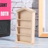 1:12 Doll House Wooden Bookshelf Model For Dolls DIY Dollhouse Furniture AccessoryBookshelf