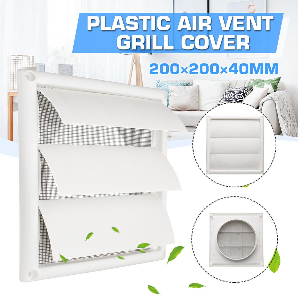 6 "гравитационная внешняя заслонка, настенная крышка воздуховода, решетка, воздуховод, вентиляционная решетка, вытяжной вентилятор, вентиляционные жалюзи 20x20x4 см