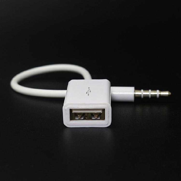 3,5 мм Черный Автомобильный AUX Стерео Кабель к USB Стерео Кабелю Автомобильная Электроника Конвертер