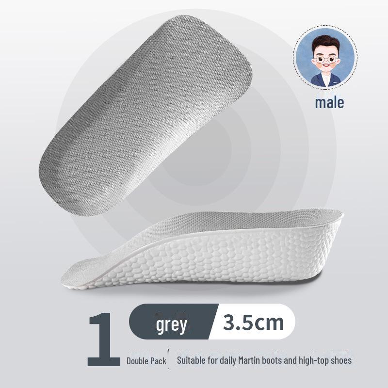 Стельки с 7 точками увеличения высоты: Мужские армейские тренировочные и женские спортивные полусводчатые накладки Velvet для лета, невидимая подтяжка