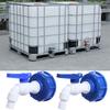 Адаптер-клапан для крана IBC-контейнера S60x6 с крупной резьбой 1/2'' 3/4'' Прочный адаптер-соединитель для воды Быстрое соединение