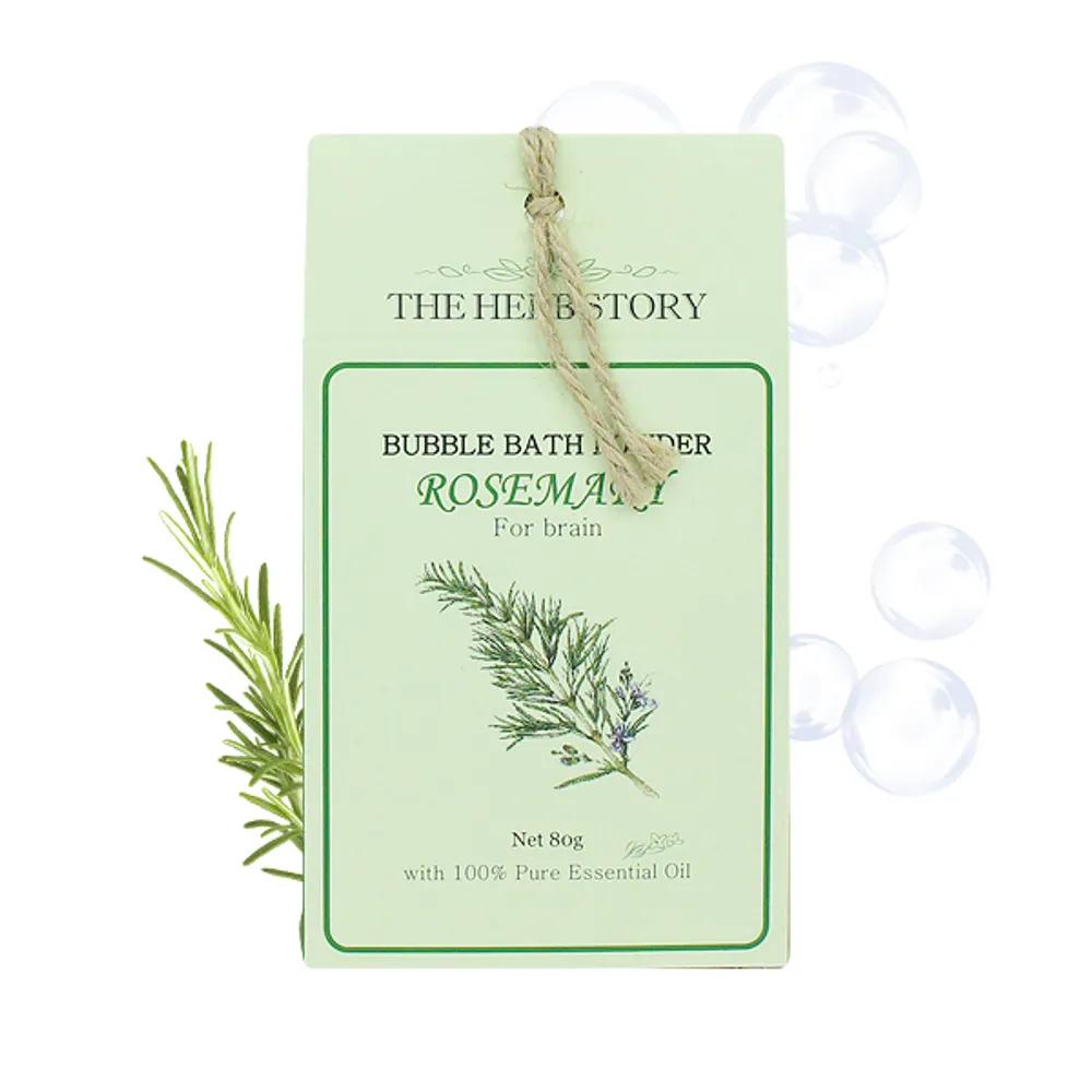 Пена для ванны Бомбочка для ванны для двоих theherbstory Порошок для ванны с розмарином 80 г