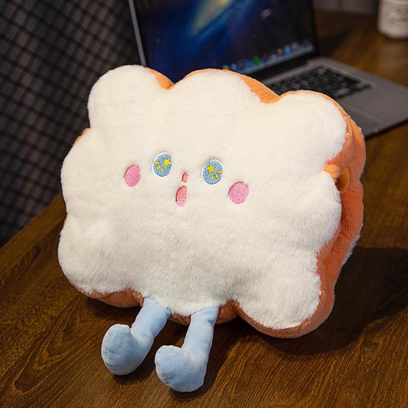 Подушка-грелка для рук двойного назначения, симпатичная маленькая подушка-зверушка для студентов, чехол-грелка для рук, может использоваться в качестве подушки для обеденного перерыва в офисе
