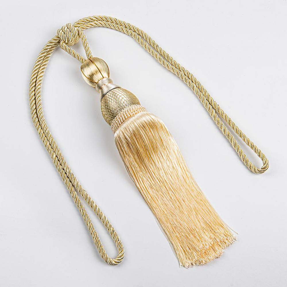 Punch-free Curtain Tiebacks No Installation Curtain Holder Curtain Tassels Tieback For Home Decor