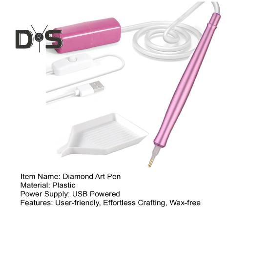 Вакуумная ручка Diamond Art Электрическая ручка Diamond Art Инструмент для размещения алмазов без воска для всех форм алмазов Размеры алмазного искусства