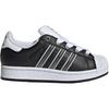 adidas Superstar 2 J Черные кроссовки для детей с лентикулярными полосками Основной черный Матовый серебристый Облачно-белый JQ0314