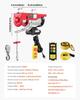 Electric Hoist Crane Winch 1320 lbs 328 ft Wireless & 14 ft Wired Remote