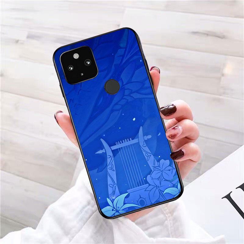 Чехол для телефона Genshin Impact с визитной карточкой для Google Pixel 7 Pro 7 6A 6 Pro 5A 4A 3A Pixel 4 XL Pixel 5 6 4 3 XL 3A XL 2 XL