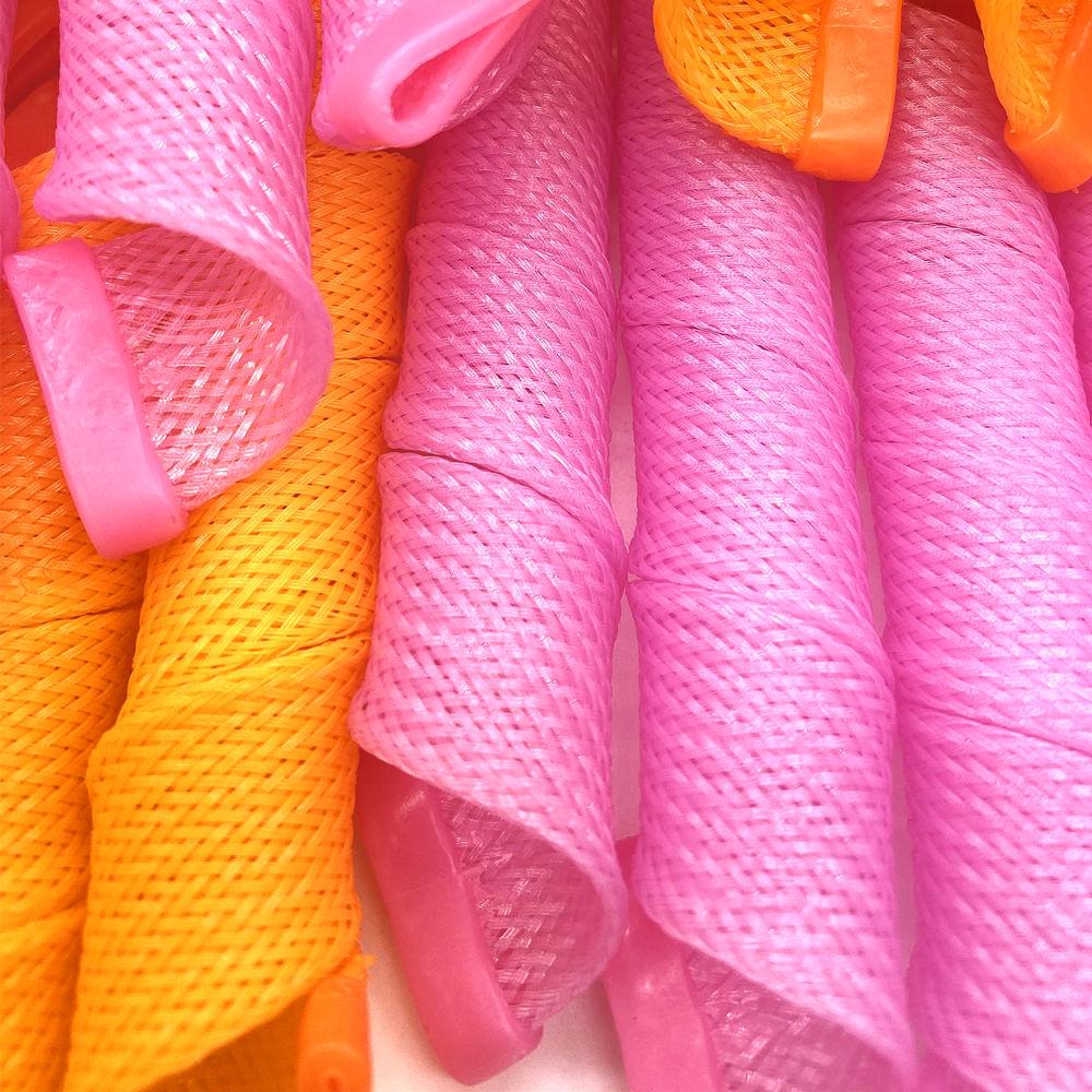 18Pcs/bag Snail Shaped Hair Rollers Not Waveform Spiral Curls Hair Curler Soft Hair Curler Magic DIY Hair Rollers Hair Styling Tools