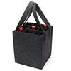 Protective Wine Bottle Cube Box 6 Bottles Wine Bottle Carrier Portable Wine Storage Bag Home