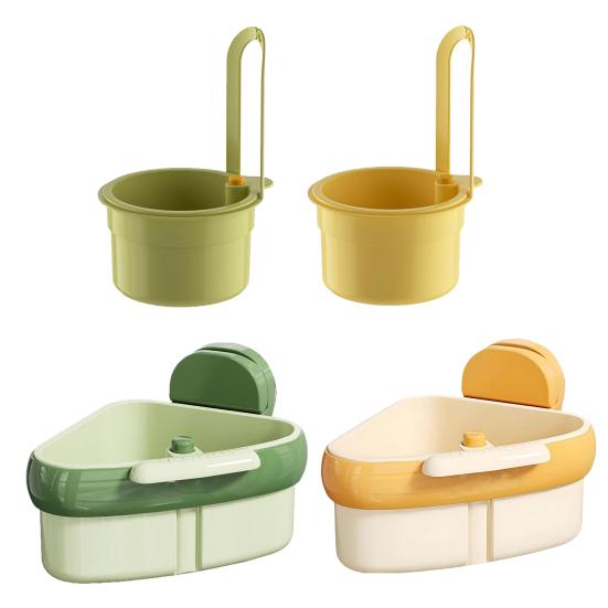 Yousheng 2 шт. Сетчатая корзина для слива в раковину с дренажным отверстием, подвесной угловой дуршлаг для раковины, треугольная корзина для сбора остатков пищи, кухонный инструмент