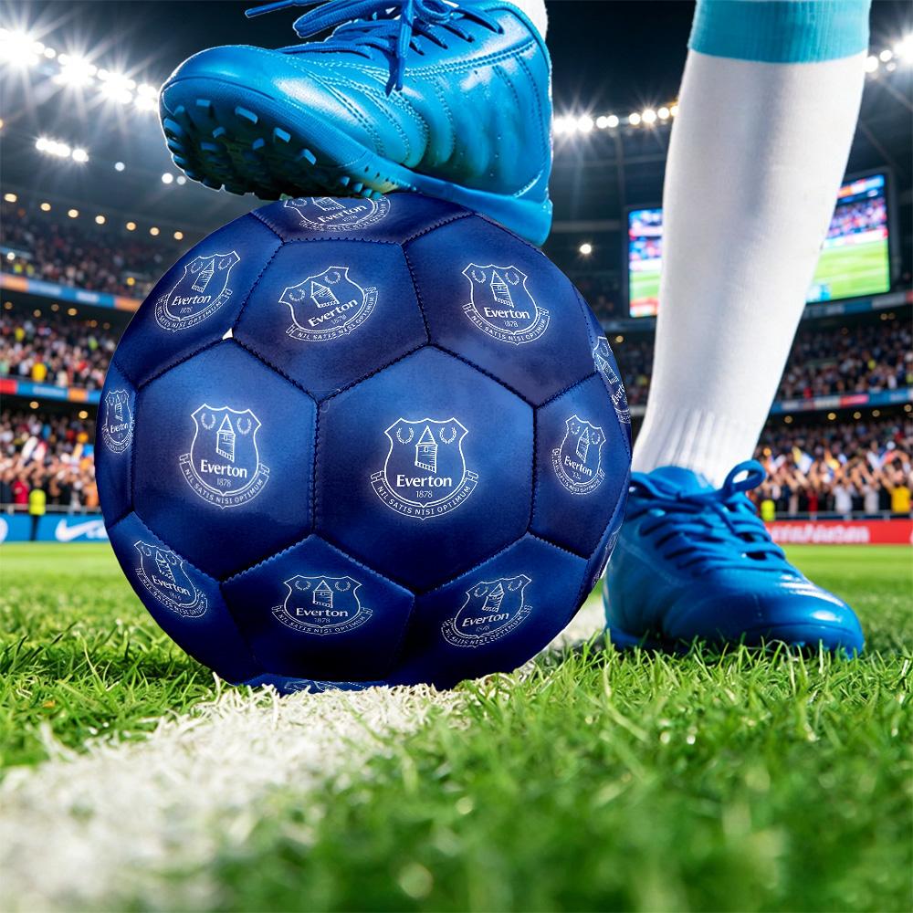 Футбольный мяч Everton Football, размер 5, с принтом, противоскользящий, для взрослых, сувенир для футбольных фанатов